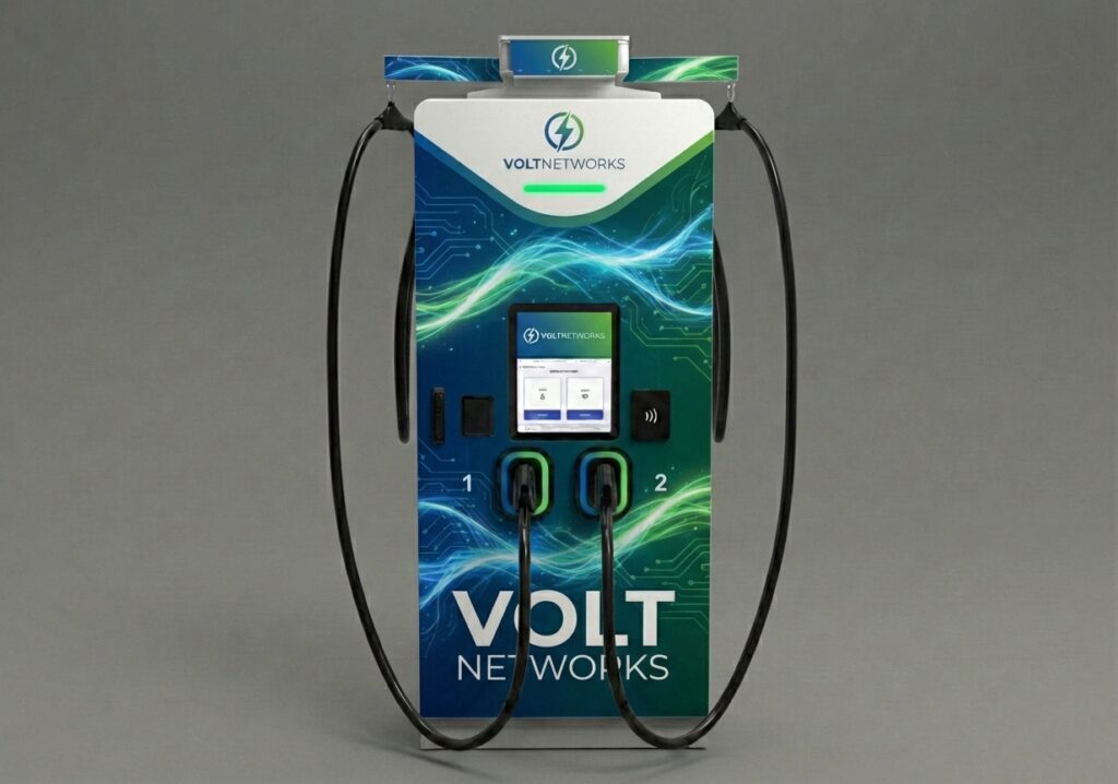 White-label wrapped Apex SXE DC EV Charger